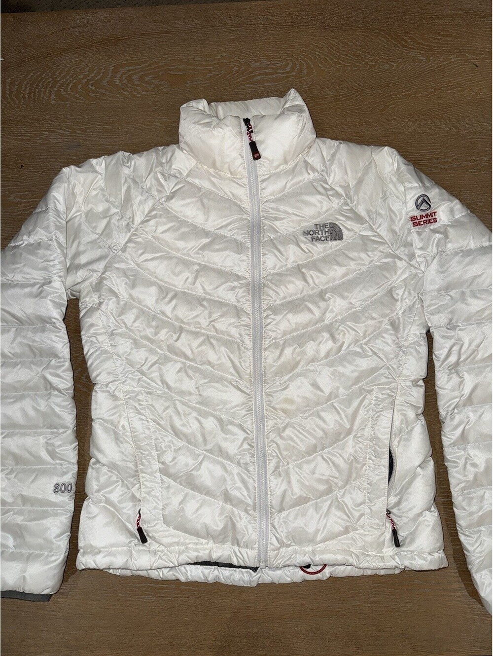 The North Face Summit Series 800 Down Puffer Jacket SIZE SMALL White Womens